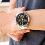 Buy Shop Tissot PR 100 Tour De France Chronograph Black Dial Silver Steel Strap Watch for Men - T150.417.11.051.00 USA Online