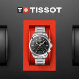 Buy Shop Tissot PR 100 Tour De France Chronograph Black Dial Silver Steel Strap Watch for Men - T150.417.11.051.00 USA Online