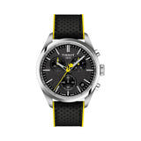 Buy Shop Tissot PR 100 Tour De France Chronograph Black Dial Silver Steel Strap Watch for Men - T150.417.11.051.00 USA Online