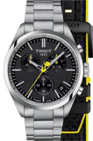 Buy Shop Tissot PR 100 Tour De France Chronograph Black Dial Silver Steel Strap Watch for Men - T150.417.11.051.00 USA Online