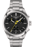 Buy Shop Tissot PR 100 Tour De France Chronograph Black Dial Silver Steel Strap Watch for Men - T150.417.11.051.00 USA Online