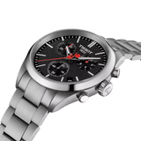 Buy Shop Tissot PR 100 Vuelta Chronograph Black Dial Silver Steel Strap Watch for Men - T150.417.11.051.01 USA Online