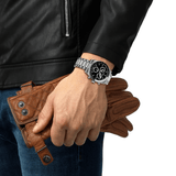 Buy Shop Tissot PR516 Chronograph Black Dial Silver Steel Strap Watch for Men - T149.417.11.051.00 USA Online