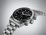Buy Shop Tissot PR516 Chronograph Black Dial Silver Steel Strap Watch for Men - T149.417.11.051.00 USA Online