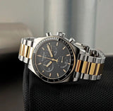 Buy Shop Tissot PR516 Chronograph Black Dial Two Tone Steel Strap Watch for Men - T149.417.22.051.00 USA Online