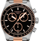 Buy Shop Tissot PR516 Chronograph Black Dial Two Tone Steel Strap Watch for Men - T149.417.22.051.01 USA Online