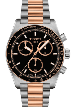 Buy Shop Tissot PR516 Chronograph Black Dial Two Tone Steel Strap Watch for Men - T149.417.22.051.01 USA Online