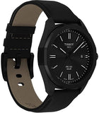 Buy Shop Tissot PRC 100 Solar Quartz Black Dial Black Leather Strap Watch for Men - T151.422.36.051.00 USA Online
