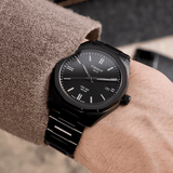Buy Shop Tissot PRC 100 Solar Quartz Black Dial Black Steel Strap Watch for Men - T151.422.33.051.00 USA Online