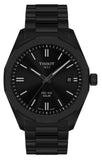 Buy Shop Tissot PRC 100 Solar Quartz Black Dial Black Steel Strap Watch for Men - T151.422.33.051.00 USA Online