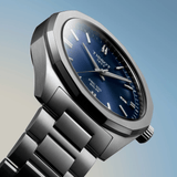 Buy Shop Tissot PRC 100 Solar Quartz Blue Dial Silver Steel Strap Watch for Men - T151.422.11.041.00 USA Online