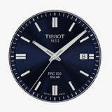 Buy Shop Tissot PRC 100 Solar Quartz Blue Dial Silver Steel Strap Watch for Men - T151.422.11.041.00 USA Online