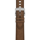 Buy Shop Tissot PRC 100 Solar Quartz Silver Dial Brown Leather Strap Watch for Men - T151.422.16.031.00 USA Online