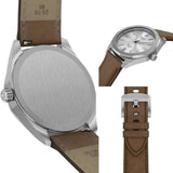 Buy Shop Tissot PRC 100 Solar Quartz Silver Dial Brown Leather Strap Watch for Men - T151.422.16.031.00 USA Online
