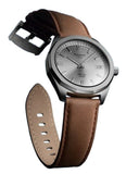 Buy Shop Tissot PRC 100 Solar Quartz Silver Dial Brown Leather Strap Watch for Men - T151.422.16.031.00 USA Online