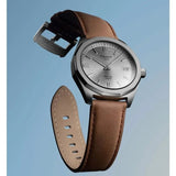 Buy Shop Tissot PRC 100 Solar Quartz Silver Dial Brown Leather Strap Watch for Men - T151.422.16.031.00 USA Online