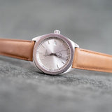Tissot PRC 100 Solar Quartz Silver Dial Brown Leather Strap Watch for Men - T151.422.16.031.00