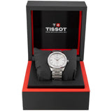 Buy Shop Tissot PRC 100 Solar Quartz Silver Dial Silver Steel Strap Watch for Men - T151.422.11.031.00 USA Online
