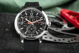Buy Shop Tissot PRC 200 Chronograph Black Dial Black Rubber Strap Watch for Men - T114.417.17.057.00 USA Online