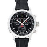 Buy Shop Tissot PRC 200 Chronograph Black Dial Black Rubber Strap Watch for Men - T114.417.17.057.00 USA Online