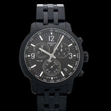 Buy Shop Tissot PRC 200 Chronograph Black Dial Black Steel Strap Watch For Men - T114.417.33.057.00 USA Online
