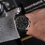 Buy Shop Tissot PRC 200 Chronograph Black Dial Black Steel Strap Watch For Men - T114.417.33.057.00 USA Online