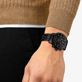 Buy Shop Tissot PRC 200 Chronograph Black Dial Black Steel Strap Watch For Men - T114.417.33.057.00 USA Online
