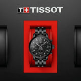 Buy Shop Tissot PRC 200 Chronograph Black Dial Black Steel Strap Watch For Men - T114.417.33.057.00 USA Online