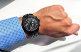 Buy Shop Tissot PRC 200 Chronograph Black Dial Black Steel Strap Watch For Men - T114.417.33.057.00 USA Online