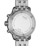 Buy Shop Tissot PRC 200 Chronograph Black Dial Silver Steel Strap Watch For Men - T055.417.11.057.00 USA Online