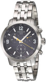 Buy Shop Tissot PRC 200 Chronograph Black Dial Stainless Steel Watch For Men - T0554171105700 USA Online