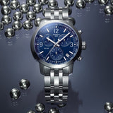 Buy Shop Tissot PRC 200 Chronograph Blue Dial Silver Steel Strap Watch For Men - T055.417.11.047.00 USA Online
