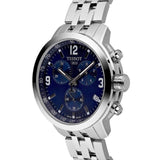 Buy Shop Tissot PRC 200 Chronograph Blue Dial Silver Steel Strap Watch For Men - T055.417.11.047.00 USA Online