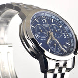 Buy Shop Tissot PRC 200 Chronograph Quartz Blue Dial Silver Steel Strap Watch For Men - T114.417.11.047.00 USA Online