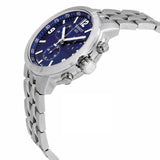 Buy Shop Tissot PRC 200 Chronograph Quartz Blue Dial Silver Steel Strap Watch For Men - T114.417.11.047.00 USA Online