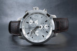 Buy Shop Tissot PRC 200 Chronograph Silver Dial Brown Leather Strap Watch For Men - T055.417.16.037.00 USA Online