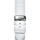 Buy Shop Tissot PRC 200 Chronograph White Dial White Leather Strap Watch For Men - T055.417.16.017.00 USA Online