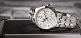 Buy Shop Tissot T Sport PRC 200 Chronograph White Dial Silver Steel Strap Watch For Men - T114.417.11.037.00 USA Online