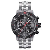 Buy Shop Tissot PRS 200 Chronograph Grey Dial Silver Steel Strap Watch For Men - T067.417.21.051.00 USA Online
