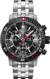 Buy Shop Tissot PRS 200 Chronograph Grey Dial Silver Steel Strap Watch For Men - T067.417.21.051.00 USA Online
