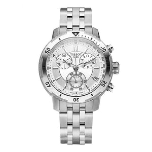 Buy Shop Tissot PRS 200 Chronograph Silver Dial Watch For Men - T067.417.11.031.00 USA Online