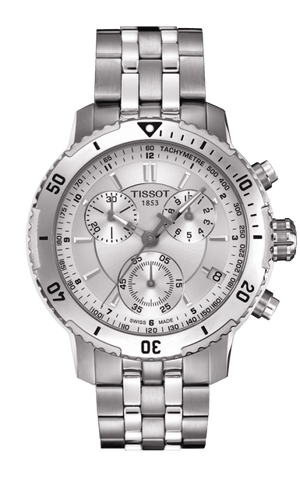 Buy Shop Tissot PRS 200 Chronograph Silver Dial Watch For Men - T067.417.11.031.00 USA Online