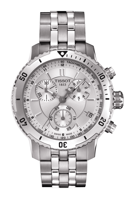 Buy Shop Tissot PRS 200 Chronograph Silver Dial Watch For Men - T067.417.11.031.00 USA Online