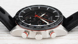 Buy Shop Tissot PRS 516 Chronograph Black Dial Black Leather Strap Watch For Men - T100.417.16.051.00 USA Online