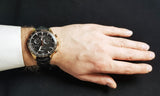 Buy Shop Tissot PRS 516 Chronograph Black Dial Black Leather Strap Watch For Men - T100.417.36.051.00 USA Online