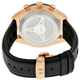Buy Shop Tissot PRS 516 Chronograph Black Dial Black Leather Strap Watch For Men - T100.417.36.051.00 USA Online