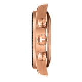 Buy Shop Tissot PRS 516 Chronograph Black Dial Rose Gold Steel Strap Watch for Men - T149.417.33.051.00 USA Online