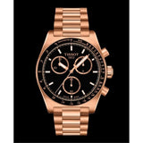 Buy Shop Tissot PRS 516 Chronograph Black Dial Rose Gold Steel Strap Watch for Men - T149.417.33.051.00 USA Online