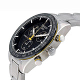 Buy Shop Tissot PRS 516 Chronograph Black Dial Silver Steel Strap Watch For Men - T100.417.11.051.00 USA Online