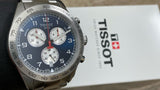 Buy Shop Tissot PRS 516 Chronograph Blue Dial Blue Steel Strap Watch for Men - T131.617.11.042.00 USA Online